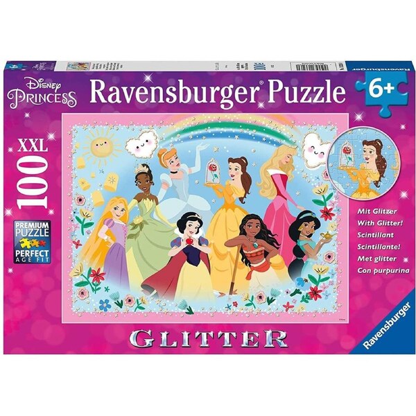 Ravensburger Strong Beautiful & Brave Glitter Puzzle 100 Pce