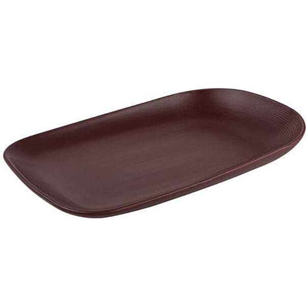 Ladelle 32cm Linear Texture Platter/Plate Porcelain Food Server/Serveware Wine