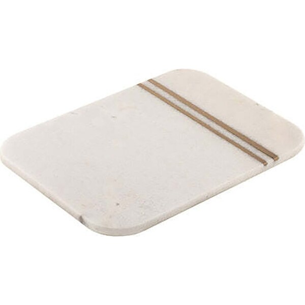 Tempa Emerson White Kitchen/Home Grazing Food Serving/Server Marble Board/Tray