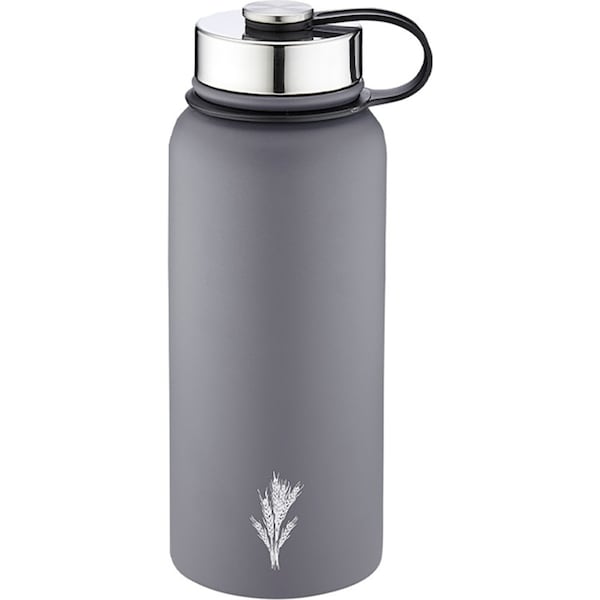 Tempa Atticus 800ml Barley Stainless Steel Double Wall Water Drink Bottle XL GRY