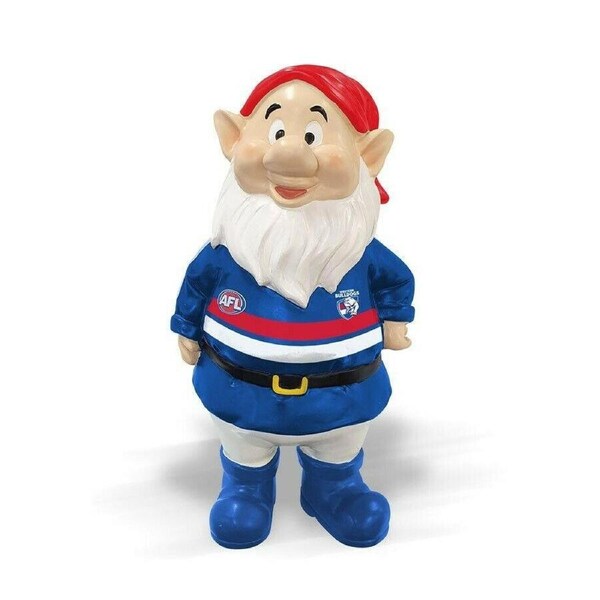 AFL Mini Garden Gnome - Western Bulldogs - Polyresin - 18cm