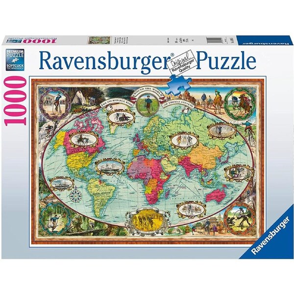 Ravensburger - Around the World By Bike Puzzle 1000 Piece