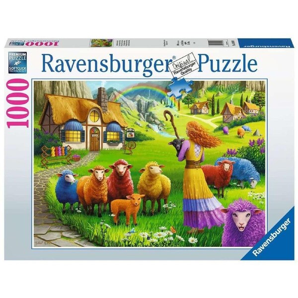 Ravensburger - The Happy Sheep Yarn Shop Puzzle 1000 Piece