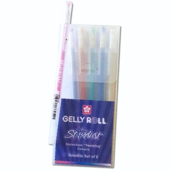 Sakura Gelly Roll Gel Pens Set - Stardust Satellite - 6 pens!