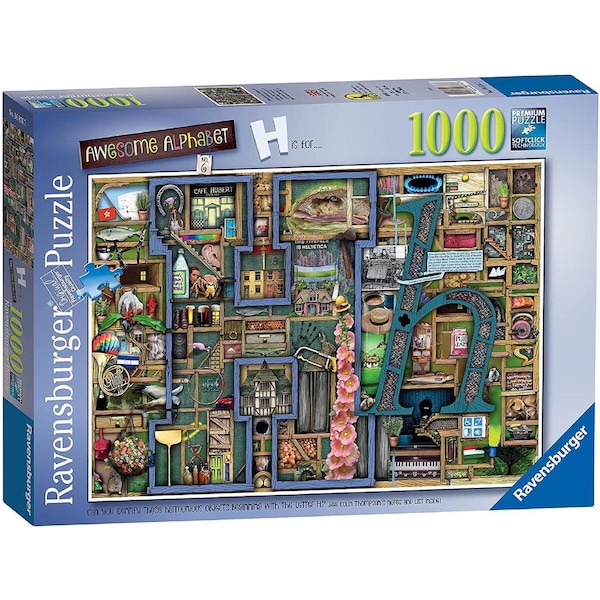Ravensburger - Awesome Alphabet H Puzzle 1000 Piece