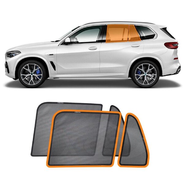 Rear Window Sun Shade for BMW X5 2018-Onwards Car Sun Blind Mesh