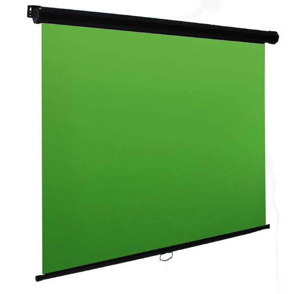180x180cm Manual Pull-Down Green Screen with Auto Lock