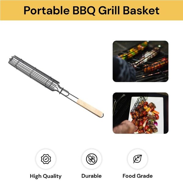Portable BBQ Grill Basket