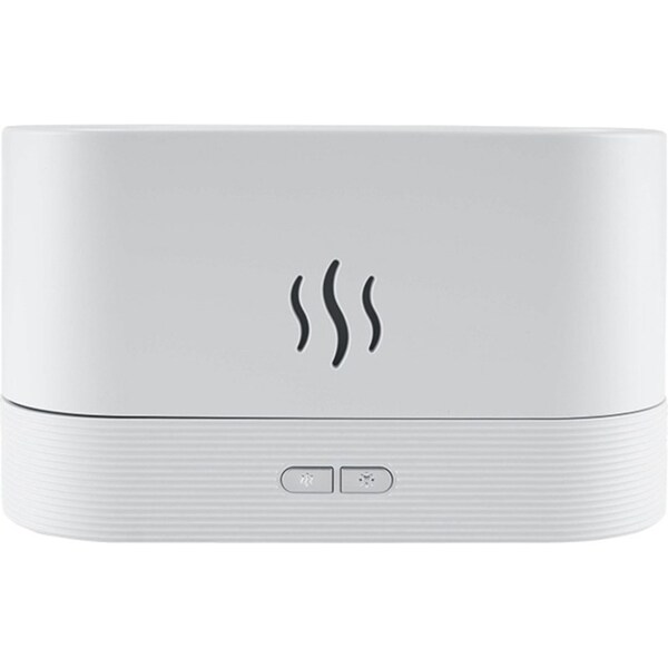 ACA Aromatherapy Diffuser Air Humidifier Scented Essential Oil Mist White LED Flame Light Halloween Christmas Gift