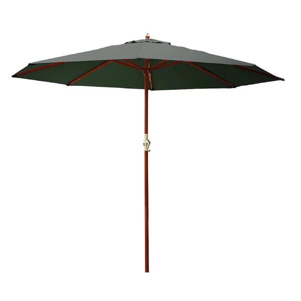 Instahut Outdoor Umbrella Beach UV Stand Garden Deck Patio Umbrellas 3M Charcoal