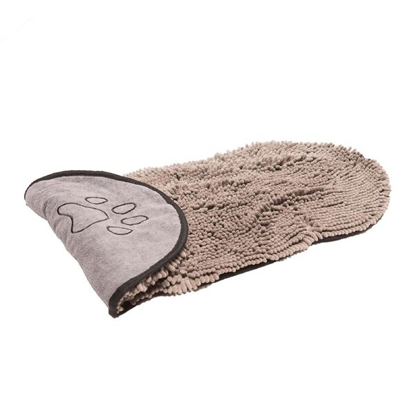DGS Dirty Shammy Super Absorbent Towel For Dogs - Grey