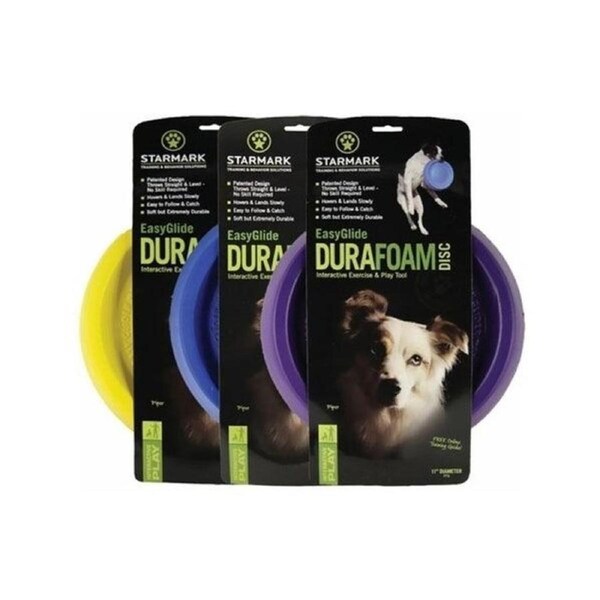 STARMARK Easy Glide Durafoam Disc Dog Frisbee 28CM (1pc Random Color)