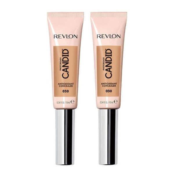 Revlon PhotoReady Candid Antioxidant Concealer 10ml 030 LIGHT MEDIUM - 2 pack