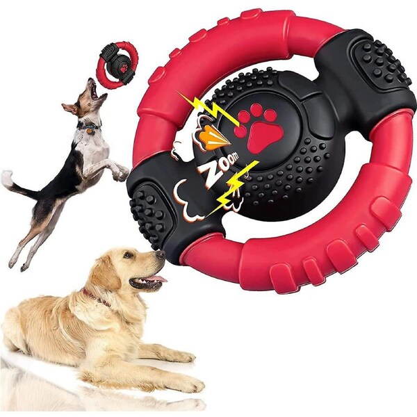 Dog chew toys for aggressive chewers large breed, lifetime replacement, tough indestructible dog squeaky toys for large medium small dogs