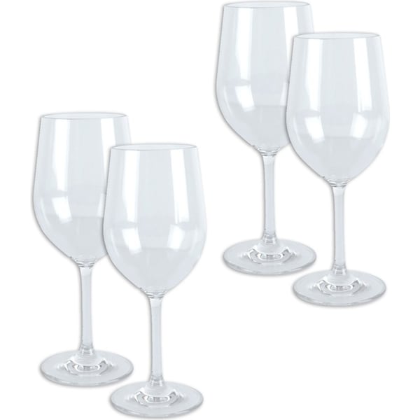4pc Wildtrak Tritan Plastic 355ml Wine Glass Outdoor Camping Drinking Cup/Mug