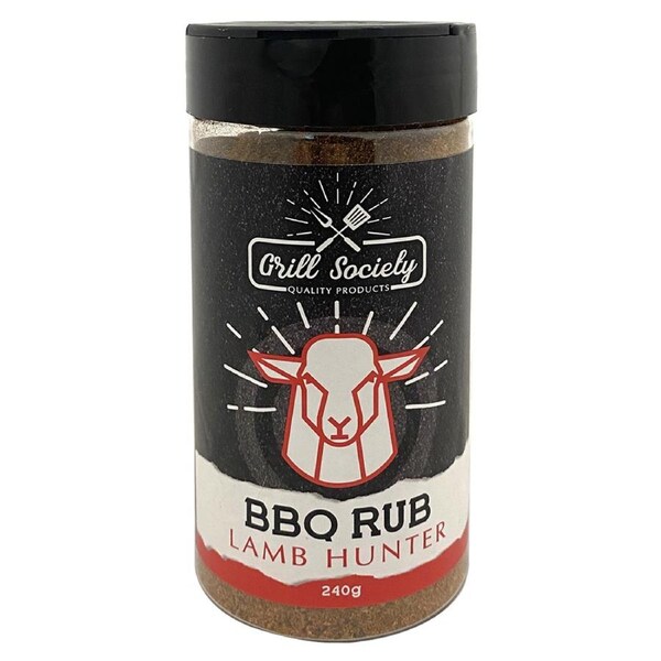 Grill Society BBQ Rub Lamb Hunter 240g Food/Kitchen Condiment/Marinade BBQ/Meat