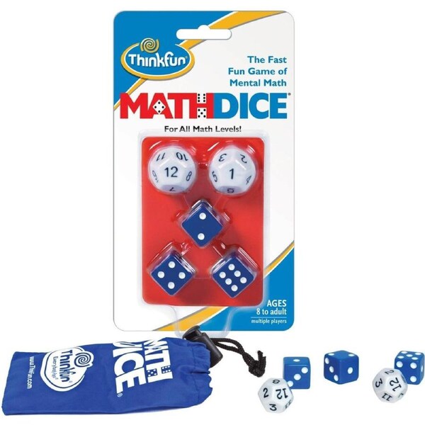 Thinkfun Maths Dice - The Fast Fun Game of Mental Math All Math Levels