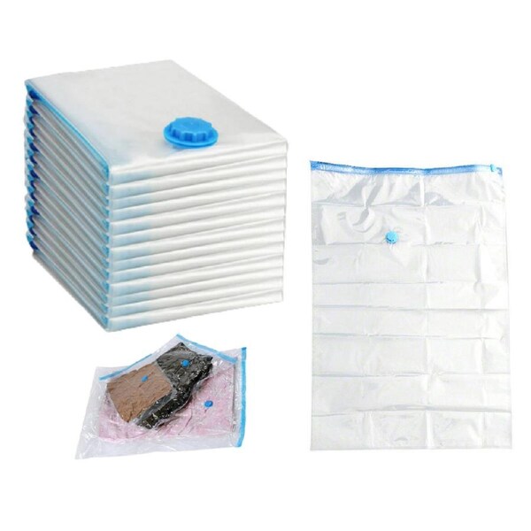 6PCS Large Vacuum Storage Bags Saver Seal Compressing Jumbo Supersize