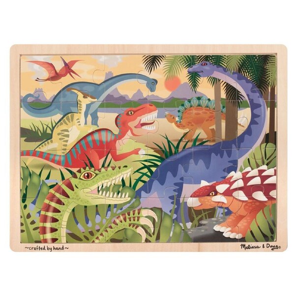 Melissa & Doug Dinosaurs Jigsaw 24 piece