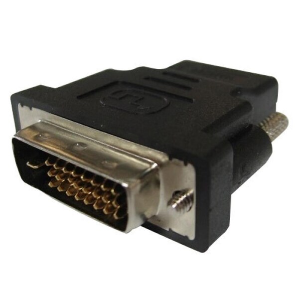 8Ware 24-Pin HDMI Female to 19-Pin DVI-D Male Adapter/Converter For PC Black