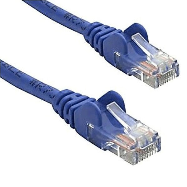 8Ware 25cm Male RJ45 Cat5e Network Ethernet LAN Cable/Connector Lead Cord Blue