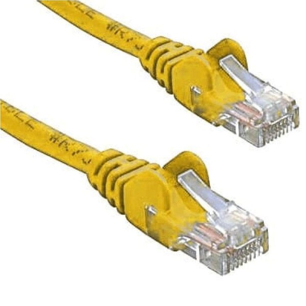 8Ware 50cm Male RJ45 Cat5e Network Ethernet LAN Cable/Connector Lead Cord Yellow