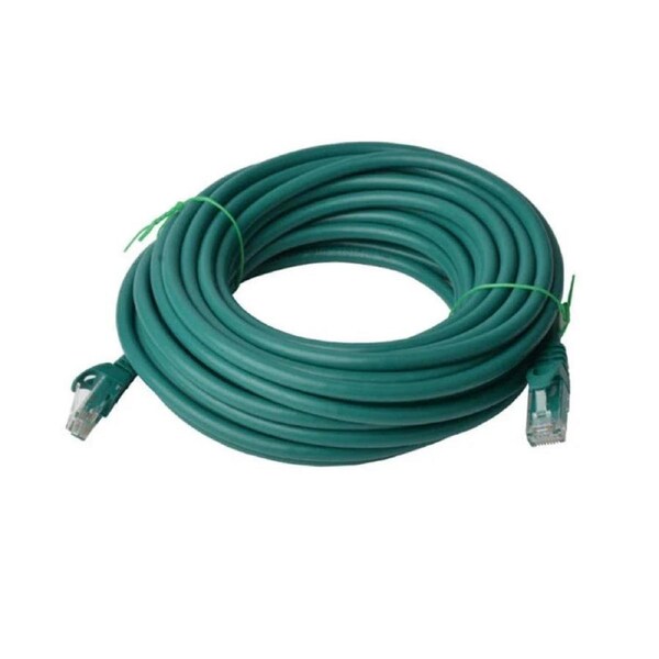 8Ware 15m Cat6a UTP Snagless Ethernet Cable LAN RJ45 Network Connector Green