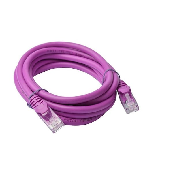 8Ware 2m Cat6a UTP Snagless Ethernet Cable LAN RJ45 Network Connector Purple