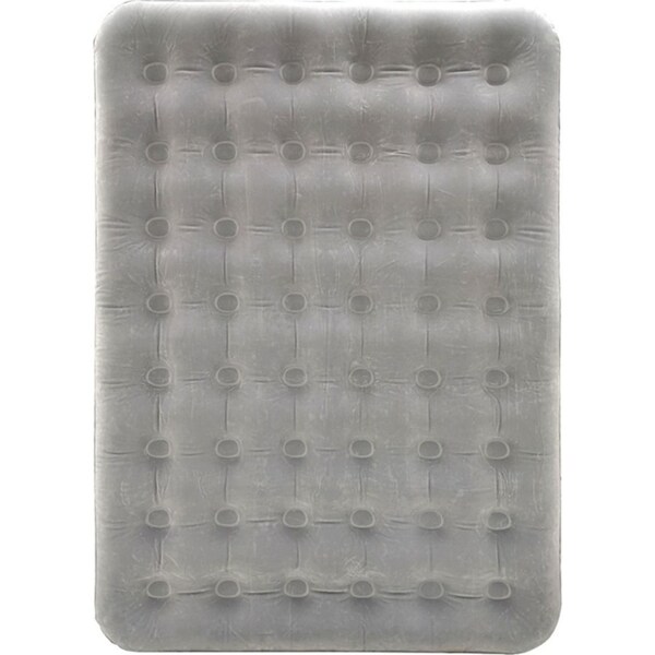 Wildtrak Queen Inflatable Air Mattress 198cm Single Coil Waterproof AirBed Grey