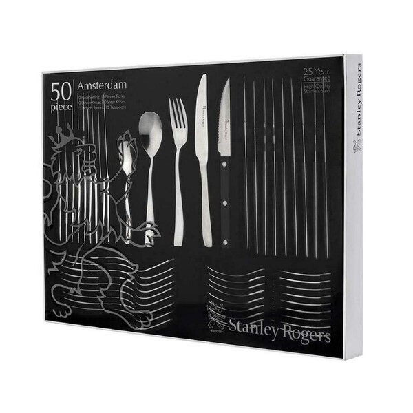 Stanley Rogers Amsterdam 50 Piece Cutlery Set (c)