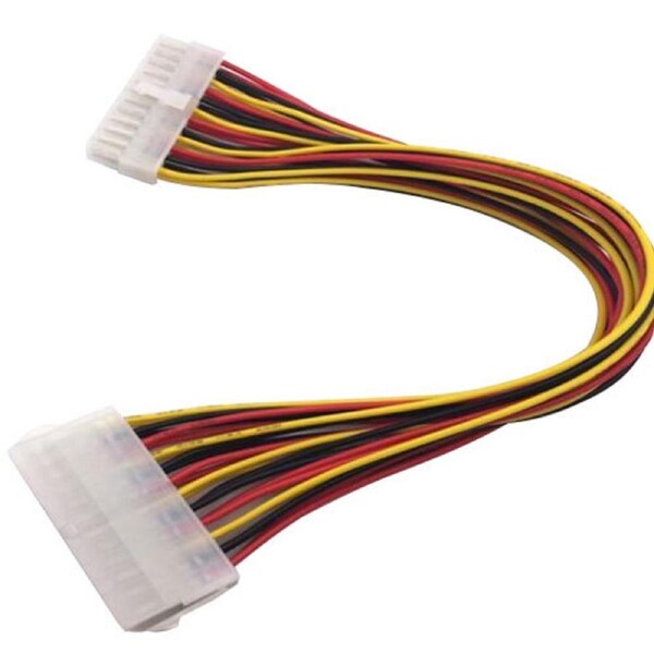 8ware 24-Pin ATX Power Extension Cord Cable Pin Power Wire Supply 30cm