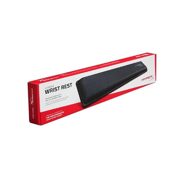 Kingston HyperX Wrist Rest for Full-Sized Keyboards Cool Gel Memory Foam - Anti-Slip Grip