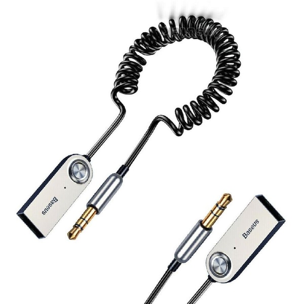 Wireless Bluetooth 5.0 Receiver Baseus Dongle Car AUX 3.5mm Adapter Cable Home