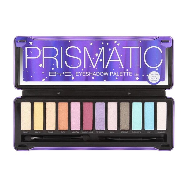 BYS 12g Prismatic Eyeshadow Palette Cosmetic Beauty Face/Eye Makeup 12 Shades