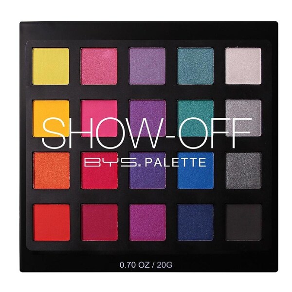 BYS 20g Show-Off Eyeshadow Palette Cosmetics Beauty Face/Eye Makeup 20 Shades