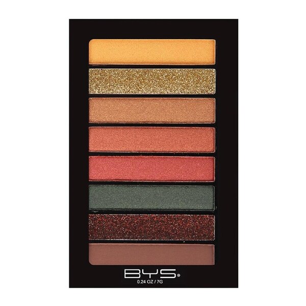BYS 7g Eyeshadow Palette Makeup/Cosmetics/Beauty Jungle Rock 8 Shade Cosmetic