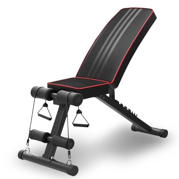 Dumbbell Sit Up Bench Press Weight FID Ab Abdominal Training Fitness Flat Incline Gym