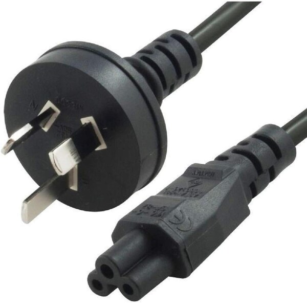 8ware 3m AU Power Lead Cable 3-Pin AU to ICE 320-C5 Cloverleaf Plug Mickey Type