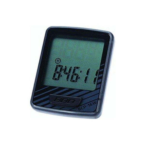 BBB Cycling DashBoard Computer 12-Function Black/Grey - Black/Grey