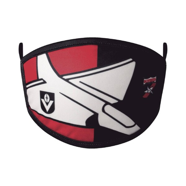 AFL Face Mask 2 Pack - Essendon Bombers - Washable - Adult - 3 Layer Protection