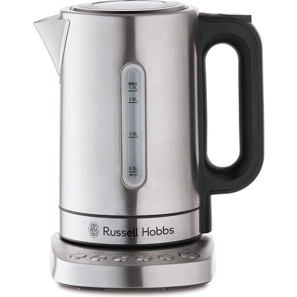 Russell Hobbs RHK510 Electric Addison 1.7L Digital Kettle Stainless Steel Silver