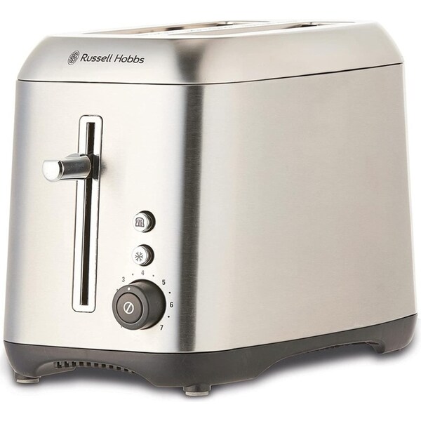 Russell Hobbs RHT82BRU 930W Carlton 2-Slice Bread Sandwich Toaster Brushed SS