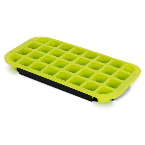 Avanti Ice Tray Cube 32 Cups Jumbo Silicone Green