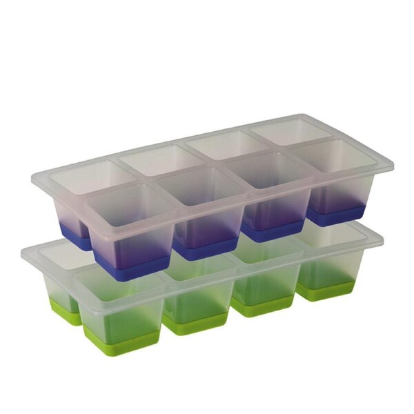 Avanti Ice Tray Cube 8 Cups Set of 2 Pieces Pop Release