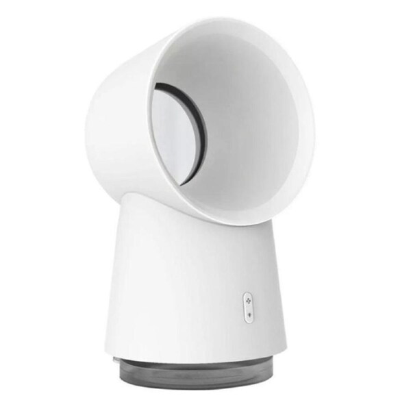 Desk Fan, Bladeless Fan Small Table Fan Air Cooler, Portable Breeze Quiet Fan with Touch Control