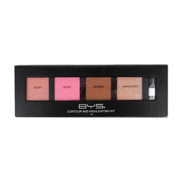 BYS Contour & Highlighting Kit 12g Palette Face Beauty Makeup Daring w/ 4 Shades