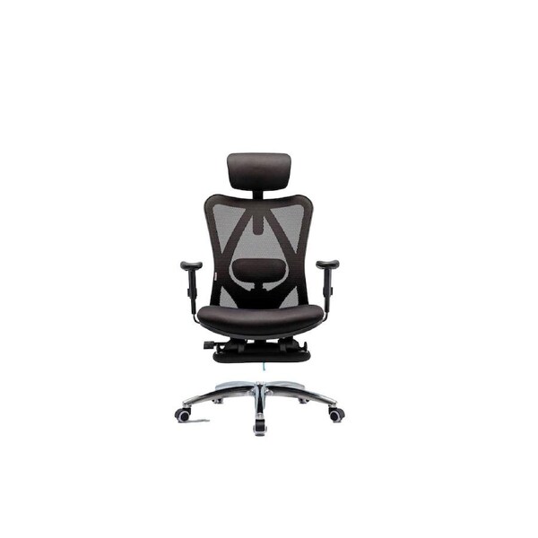 SIHOO M18 Ergonomics Task Office Chair Black with Leg Rest