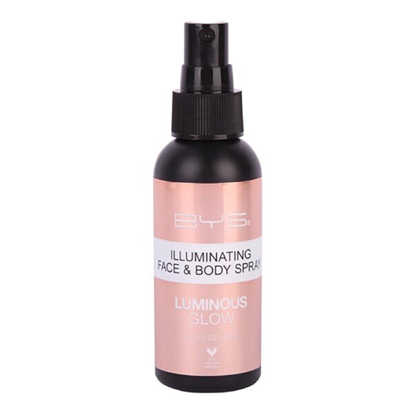 BYS 45ml Luminous Glow Illuminating Liquid Spray Face & Body Skin Hydrating Mist