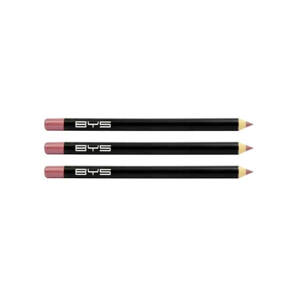 3PK BYS Matte Lip Liner Pencil Precise Cosmetic Beauty Makeup Lasting First Kiss