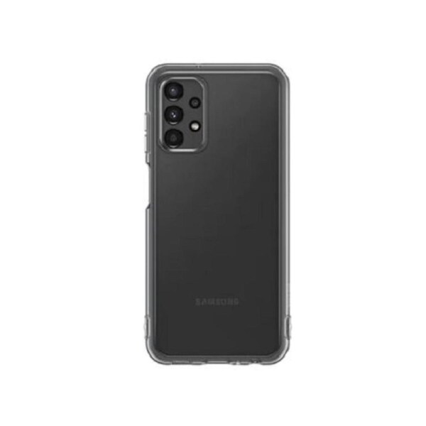 SAMSUNG Galaxy A13 Soft Clear Cover - Black EF-QA135TBEGWW, Sleek & Subtle, Battles against Bumps & Scratches, Durable & Flexible material